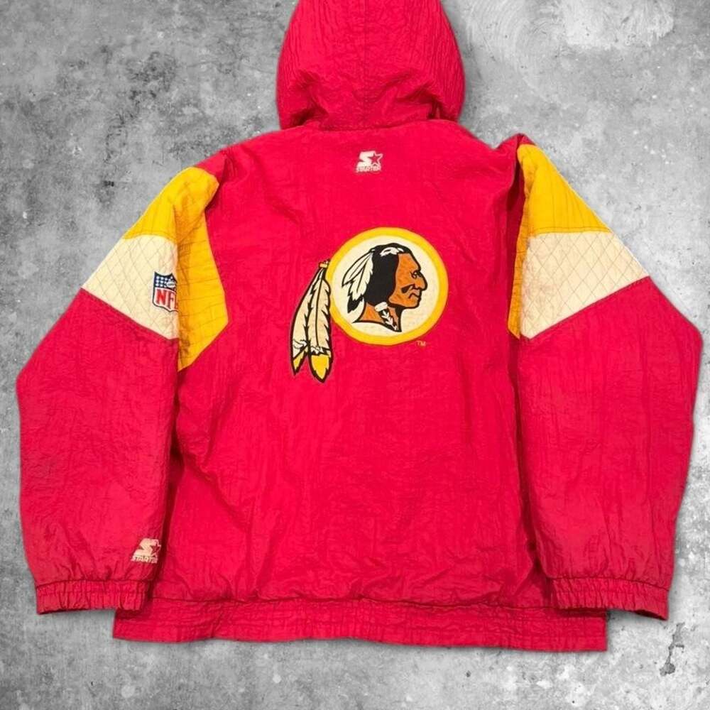 Vintage Starter Washington Redskins NFL Full Zip Puffer Jacket